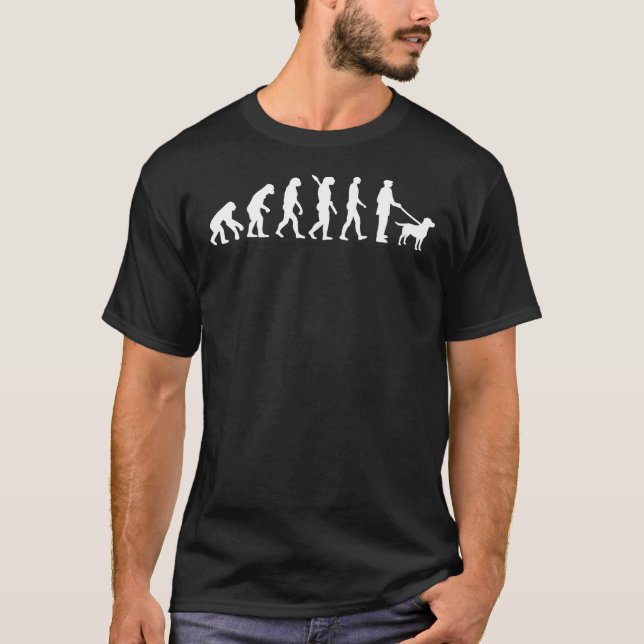 Labrador-Evolution T-Shirt (Vorderseite)