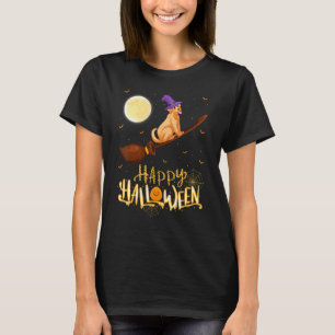 Labrador Fahrt Hexe Schrotflinte Labrador Hund Hal T-Shirt