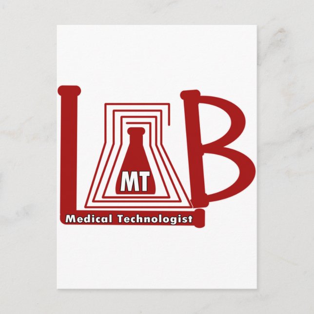 LABRADOR FLASK LOGO MT - MEDIZINTECHNOLOGIST POSTKARTE (Vorderseite)