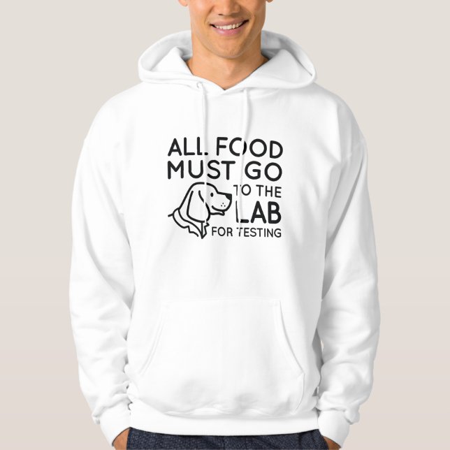 Labrador für die Prüfung Hoodie (Vorderseite)