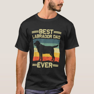 Labrador für Papa schwarzer Lab Yellow Labrador Re T-Shirt