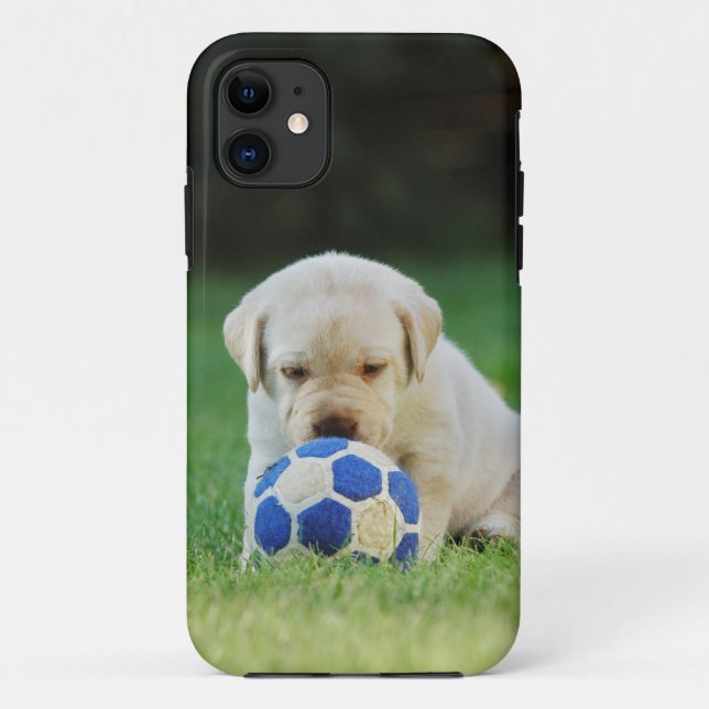 Labrador-Fußballspieler Case-Mate iPhone Hülle (Rückseite)