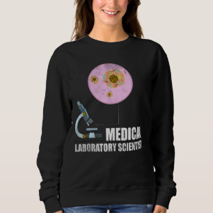 Labrador Geek Labrador Techniker Medizinisches Lab Sweatshirt