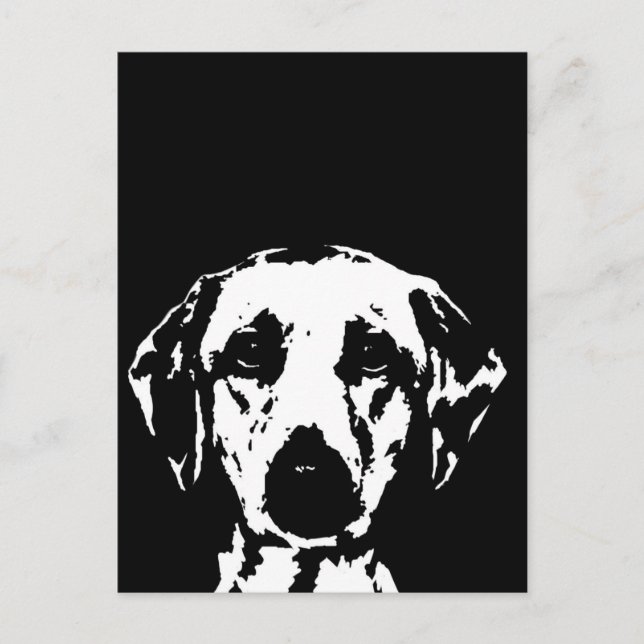 Labrador Geschenke - Postkarte (Vorderseite)