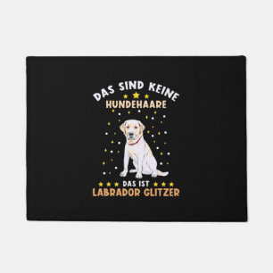 Labrador Glitzer Fußmatte