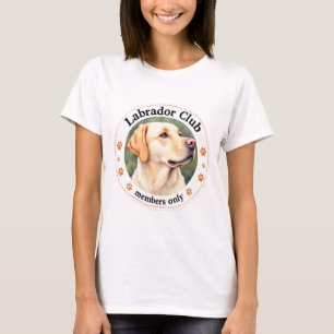 Labrador, goldfarbener "Club - Member Only" T-Shirt