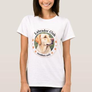 Labrador, goldfarbener "Club - Member Only" T-Shirt