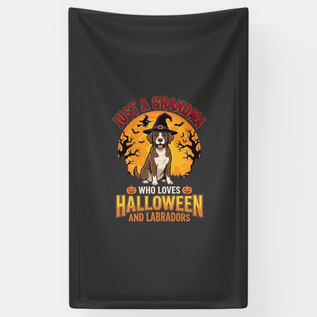 Labrador Halloween Oma Hundedesign_1 Banner (Vertikal)