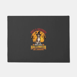Labrador Halloween Oma Hundedesign_1 Fußmatte