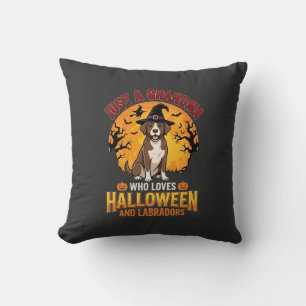 Labrador Halloween Oma Hundedesign_1 Kissen