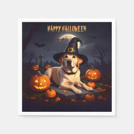 Labrador Halloween Serviette