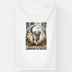 Labrador Halloween-Shirt Vintage Hundemama Grafik_ Banner
