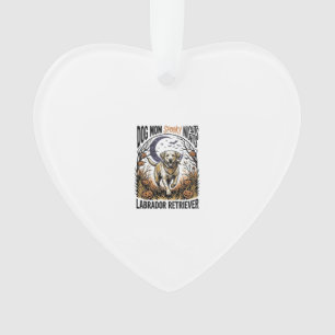 Labrador Halloween-Shirt Vintage Hundemutter Grafi Ornament