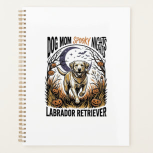Labrador Halloween-Shirt Vintage Hundemutter Grafi Planer