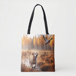 Labrador/Hund im Herbst Entenjagd