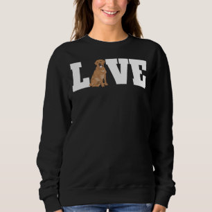 Labrador Hund Liebe 245 Sweatshirt