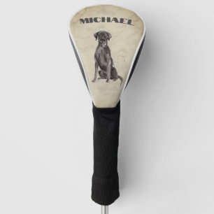 Labrador Hund Lover Cream Personal Golf Headcover