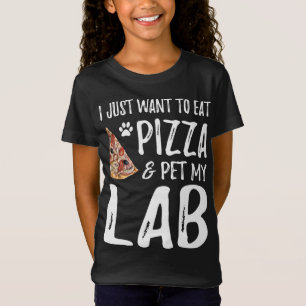 Labrador Hund Lover Pizza Labrador Hund Mama Gesch T-Shirt