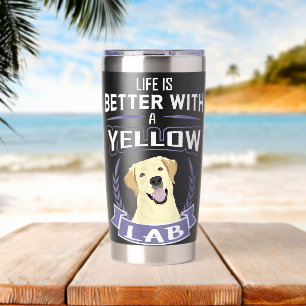 Labrador-Hund Lustiger Lab Retriever Thermobecher
