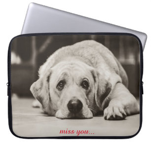 Labrador Hund Miss you Laptop Sleeves