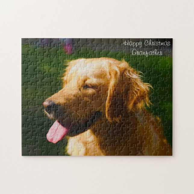 Labrador Hund. Puzzle (Horizontal)