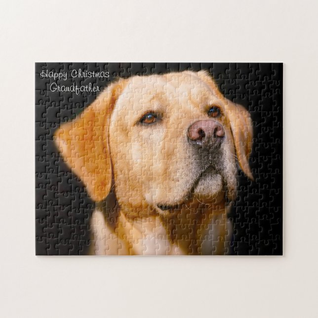 Labrador Hund. Puzzle (Horizontal)