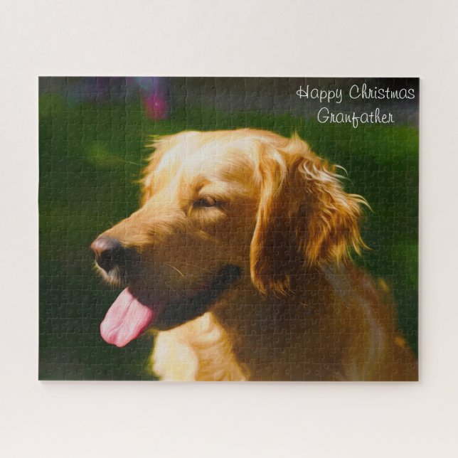 Labrador Hund. Puzzle (Horizontal)