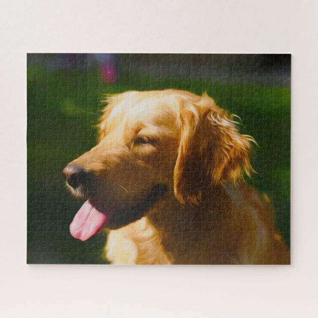 Labrador Hund. Puzzle (Horizontal)