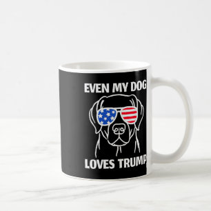 Labrador Hund schüttelt die US-Flagge auch meine H Kaffeetasse