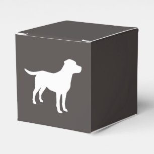 Labrador Hunde Babydusche Labrador Grau Geschlecht Geschenkschachtel