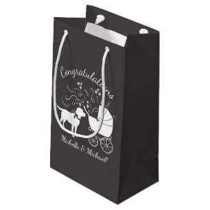 Labrador Hunde Babydusche Labrador Grau Geschlecht Kleine Geschenktüte