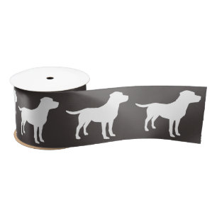 Labrador Hunde Babydusche Labrador Grau Geschlecht Satinband