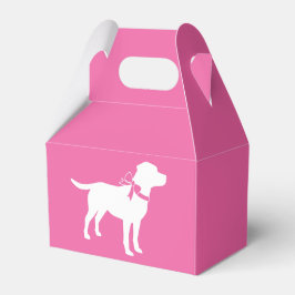Labrador Hunde Kinderdusche Pink Girl Labrador Geschenkschachtel