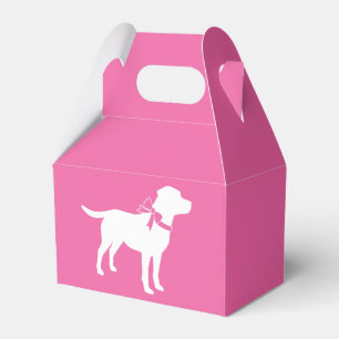 Labrador Hunde Kinderdusche Pink Girl Labrador Geschenkschachtel