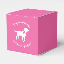Labrador Hunde Kinderdusche Pink Girl Labrador Geschenkschachtel