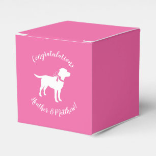 Labrador Hunde Kinderdusche Pink Girl Labrador Geschenkschachtel