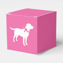 Labrador Hunde Kinderdusche Pink Girl Labrador Geschenkschachtel