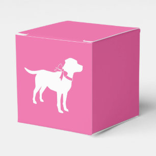 Labrador Hunde Kinderdusche Pink Girl Labrador Geschenkschachtel