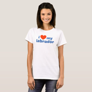 Labrador-Hundebesitzer. Ich liebe meinen Labrador T-Shirt