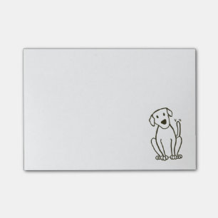 Labrador-Hundepost-itanmerkungen Post-it Klebezettel