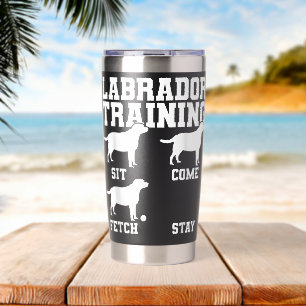 Labrador-Hundetrainer Thermobecher