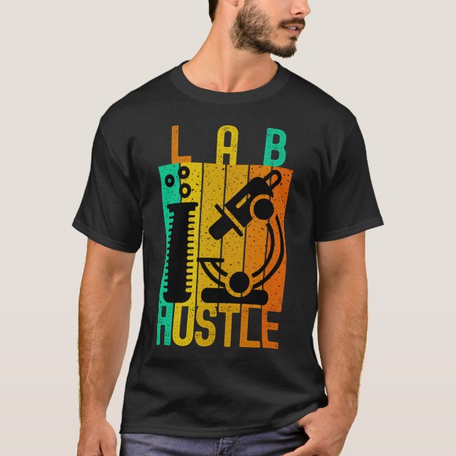 LABRADOR HUSTLE - #LABLIFE T - Shirt (Vorderseite)