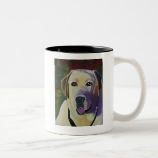 Labrador-Kaffee-Tasse Zweifarbige Tasse
