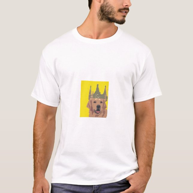 Labrador-König-Shirt T-Shirt (Vorderseite)