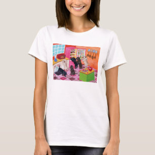 Labrador-Küchen-Party-Malerei T-Shirt