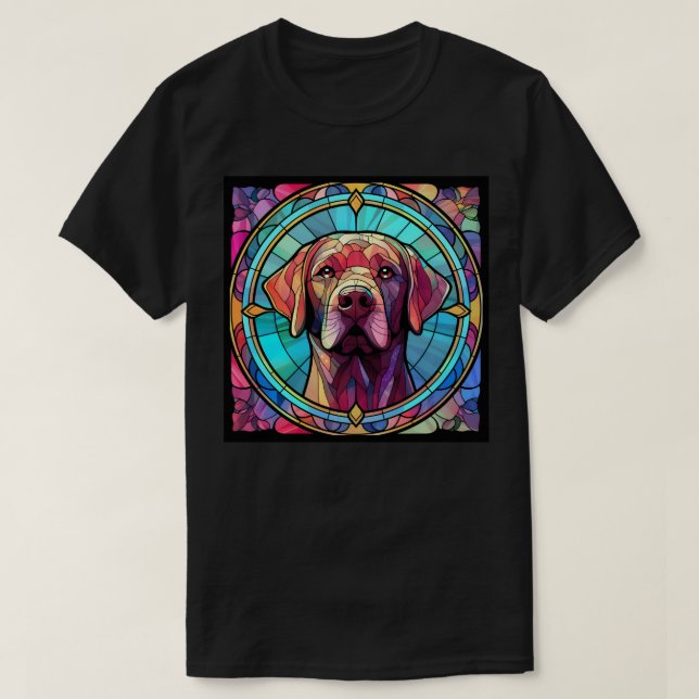 Labrador Kunstgalerie T-Shirt (Design vorne)