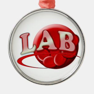 Labrador (LABOR) ErythrozytenCHRISTMAS ORNAMENT Aus Metall