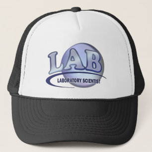 LABRADOR - LABORWISSENSCHAFTLER! Fun Blue LOGO Truckerkappe