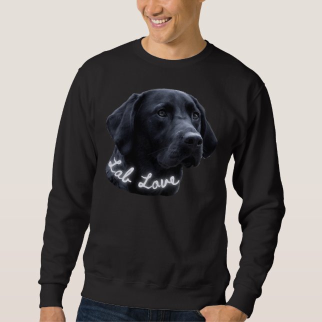 Labrador Liebe 222 Sweatshirt (Vorderseite)