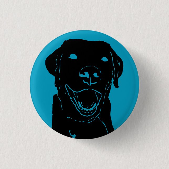 Labrador-Liebe Button (Vorderseite)